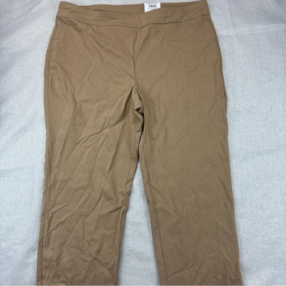 Jm Collection Women's Cambridge Woven Pull-on Pants Size XL
